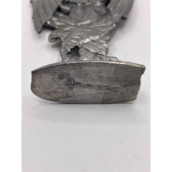 Decorative Silver Angel Figurine Playing Harp pewter sculpture - Picture 3 of 4